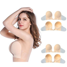 Silicone Adhesive Bra Silicone Gel Invisible Bra Self-adhesive Stick On Push Up Strapless Backless Bras