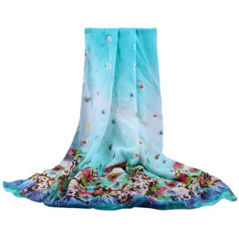 SIF Fashion Women Long Soft Wrap scarf Ladies Shawl Chiffon Scarf Scarves JUL 18