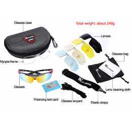 Windproof Anti-fog Polarized Cycling Glasses
