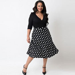 High Quality Women Vintage Polka Dot Dress 2017 Summer Plus Size Women Clothing Sexy V-neck Casual Vestidos Big Size 5XL Dresses