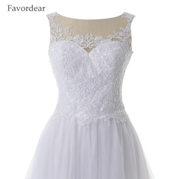 Favordear Ball Gown White Wedding Dress Vestido De Noiva Renda Vintage Lace Princess Wedding Dress Robe De Mariage Casamento