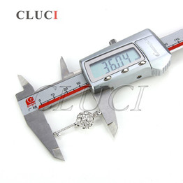 CLUCI Chinese knot Pendant Fashion charm 925 Sterling Silver cage pendant Necklace Jewelry 3pcs  necklace