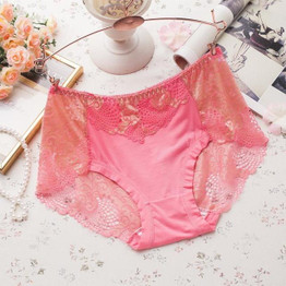 underwear women briefs sexy women's panties full transparent lace seamless sexy  plus size women cotton underwear panty