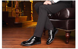 High Quality New Fashion Shoes Men Leather Mens Casual Shoes Luxury Brand Shoes Men Male Dress Lace Up Men Flats