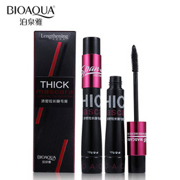 BIOAQUA Brand Black Mascara Waterproof Eye Makeup Lengthening Curling Lasting 3D Fiber Lash Mascara Eyelash Extension Cosmetics