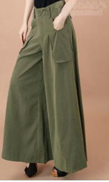 Hot Sale ! Women's Plus Size Trousers Slim and Long Culottes Fashion Wide Leg Pants