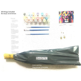 BAISITE Frameless Pictures DIY Oil Painting By Numbers On Canvas Wall Painting For Living Room Wall Art Home Decor H542