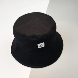 Unisex Panama Bucket Hat Smile Face Design