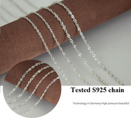 Gemlove 925 Sterling Silver Chains,Box Snake Chain, Twisted Singapore Chains, Rolo, Figaro, Rope Chain
