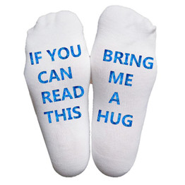 If You Can Read This Printed Socks New 3D Print Socks Casual Women Men Socks Wholesale Couples Socks -QT