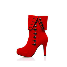 Fashion Women Boots 2017 High Heels Ankle Boots Female Causal Platform Brand Women Shoes Autumn Winter botas zapatos mujer