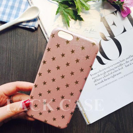 Fashion Ultra Thin Gold Stars Pattern Case For iphone 6 Case For iphone 6S 6 Plus 5 5S SE Phone Cases Cute Back Cover Capa Funda