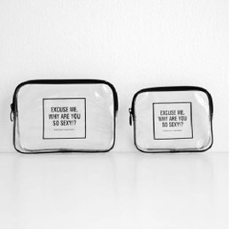 Fashion Transparent Beauty Bag Waterproof Women Travel Cosmetic bag Make up Toiletry Bags Makeup Organizer Case