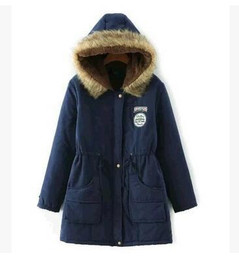 OHRYIYIE 2017 Women's Warm Long Winter Jacket Women Parkas For Female Hooded Anorak Lady Fur Jackets and Coats Manteau Femme