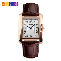 Watch Women SKMEI brand luxury Fashion Casual quartz watches leather sport Lady relojes mujer women wristwatches Dress Girl 1085