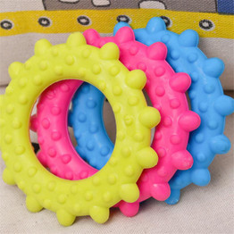 New rubber dog toy rubber molar tooth of the Sun pet toys dogs cats toys dog bite resistant molars training 8cm FREE SHIPPING