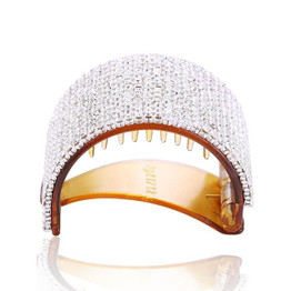 New Round Crystals Hair Claws Family Hair Acrylic Jaw Ponytail Clips Women Girls Hair Grip Clasp Clamp Crab Hair Jewelry HC322