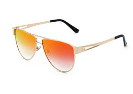 Frog Mirror Oversized Sunglasses Mercury Gradient Mirror UV Protection Sunglasses Women Brand Designer Eyewear Oculos De Sol