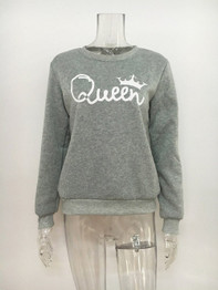 Imperial Crown long sleeve hoodies femme 2017 autumn winter women brand tracksuits harajuku pullovers O Neck casual sweatshirts