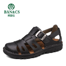 BANGCHUSHI Top quality sandal 2017 men sandals summer genuine leather sandals men outdoor shoes men leather sandals plus size