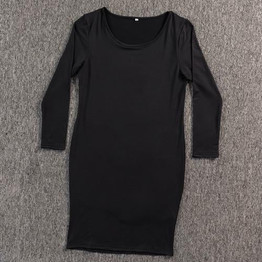 Elastic Bodycon Dress New 2016 Women Summer Autumn Sexy Casual dress Fashion elegent Black Dress Vestidos Long Sleeve Dress