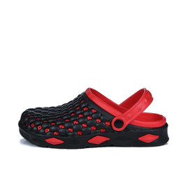 ODMORP Summer Sandals Men Casual Shoes Garden Clogs Breathable Sandals Beach Shoes Men Slippers Jelly Shoes