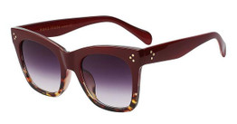 Newest 2017 Fashion Square Sunglasses Women Cat Eye Luxury Brand Big Black Sun Glasses Mirror Shades lunette femme Oculos