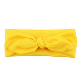 Headwear SunWard Women Elastic Bow Hairband Turban Knotted Rabbit Hair Band Headband Fashion WillBeen Mar13 Drop Shipping