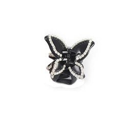Headwear SunWard Fashion Women Diamond Butterfly Claw Clip Hair Accessories Fashion WillBeen Jan24 Drop Shipping
