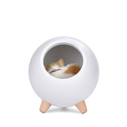 Cute Sleeping Cat Night Light