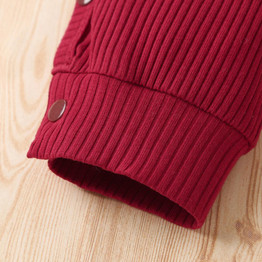 Unisex Baby Hooded Long Sleeve Cute Casual Romper Baby Wholesale Clothes