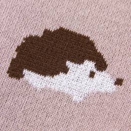 Baby Hedgehog Cartoon Knitted Baby Blankets Wholesalers
