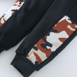 Boys Camouflage Hooded Top & Pants Wholesale Boys Clothes