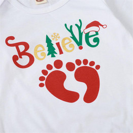 Baby Girl Letter Print Romper & Suspender Skirt &Headband Baby Wholesale