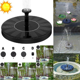 Solar Fountain Solar Water Fountain Garden Pool Pond Outdoor Solar Panel Fountain Floating Fountain Garden Decoration