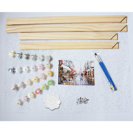 Pictures By Number On Canvas Yellow Sunflowers Apples Wall Art Canvas Paintings DIY Painting By Numbers Poster