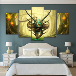 God of Evanescence by JoJoesArt HD Print 5 Piece Canvas Wall Art Picture Home Decoration