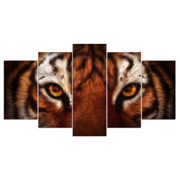 My Home is Destroyed by KhaliaArt HD Print 5 Piece Canvas Art Fox Wall Pictures