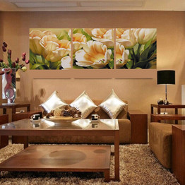 Wall Pictures Tulip Flowers Canvas Painting Prints Decorative Picture Wall Art Painting