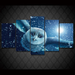 Canvas HD Poster Wall Art Modular Printed Modern 5 panel animal Owl Pictures cuadros Painting