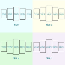 Modern HD Canvas 5 Panel Egyptian Statue Pictures Painting Wall Art Modular Printed Poster