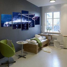 Wall Art Canvas Paintings Modular HD Prints 5 Pieces Drums Pictures Musical Instruments Posters