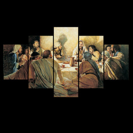 Modular Canva Paintings Wall Art 5 Pieces Poster HD Prints Pictures