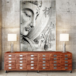 HD Printed 1 Piece Canvas Art Buddha Painting Posters and Prints Wall Pictures