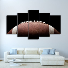 HD Printed 5 Piece Canvas Art Football Painting Wall Pictures Decoration Framed Modular Painting