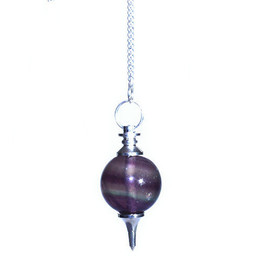 Purple Fluorite Sphere Pendulum