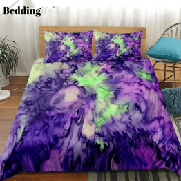 Tie-dyed Splashing Bedding Set