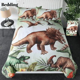 Jurassic Dinosaur Park Bedding Set