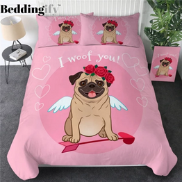 Beloved  Pug Bedding Set