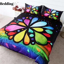 7 Chakra Flower Bedding Set